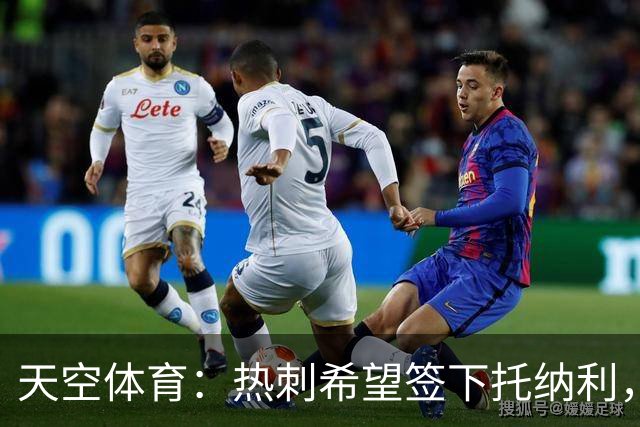 天空体育：热刺希望签下托纳利，他是德泽尔比的头号目标
